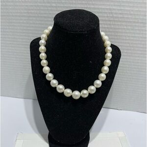 South Sea Pearl Necklace size 18 inches, in silver lock.